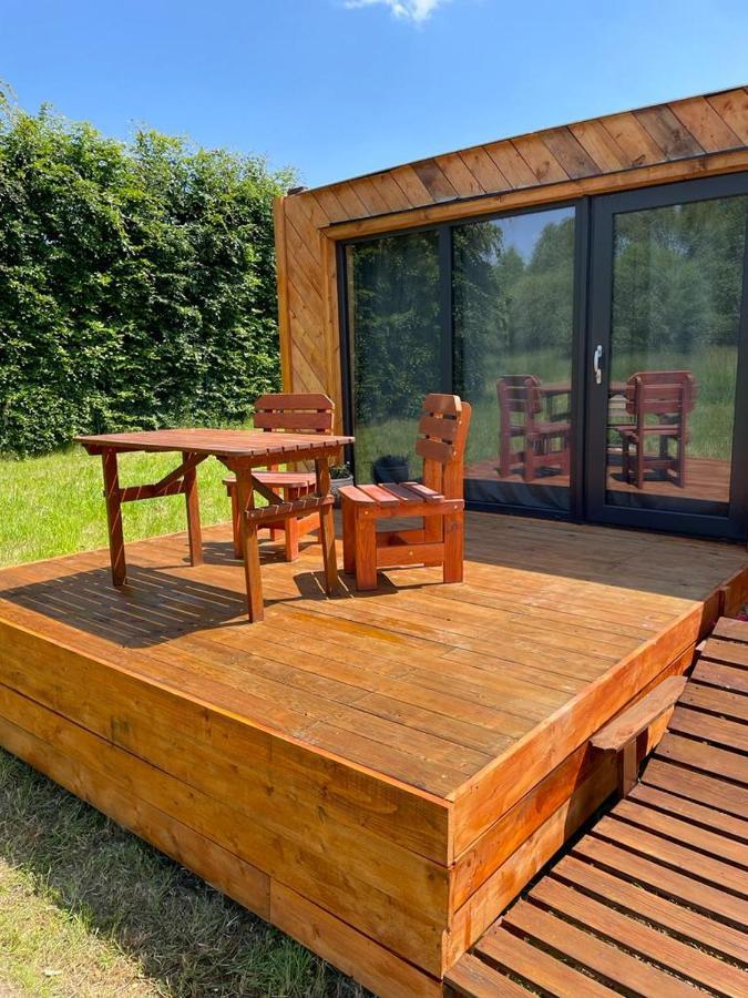 Obytny Kontejner Cabin Stars Zator Bagian luar foto